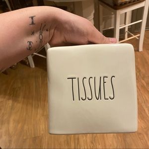 Rae Dunn Ceramic Tissue Cover